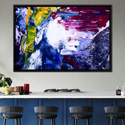 Abstract Sea Splash Canvas Wall Art