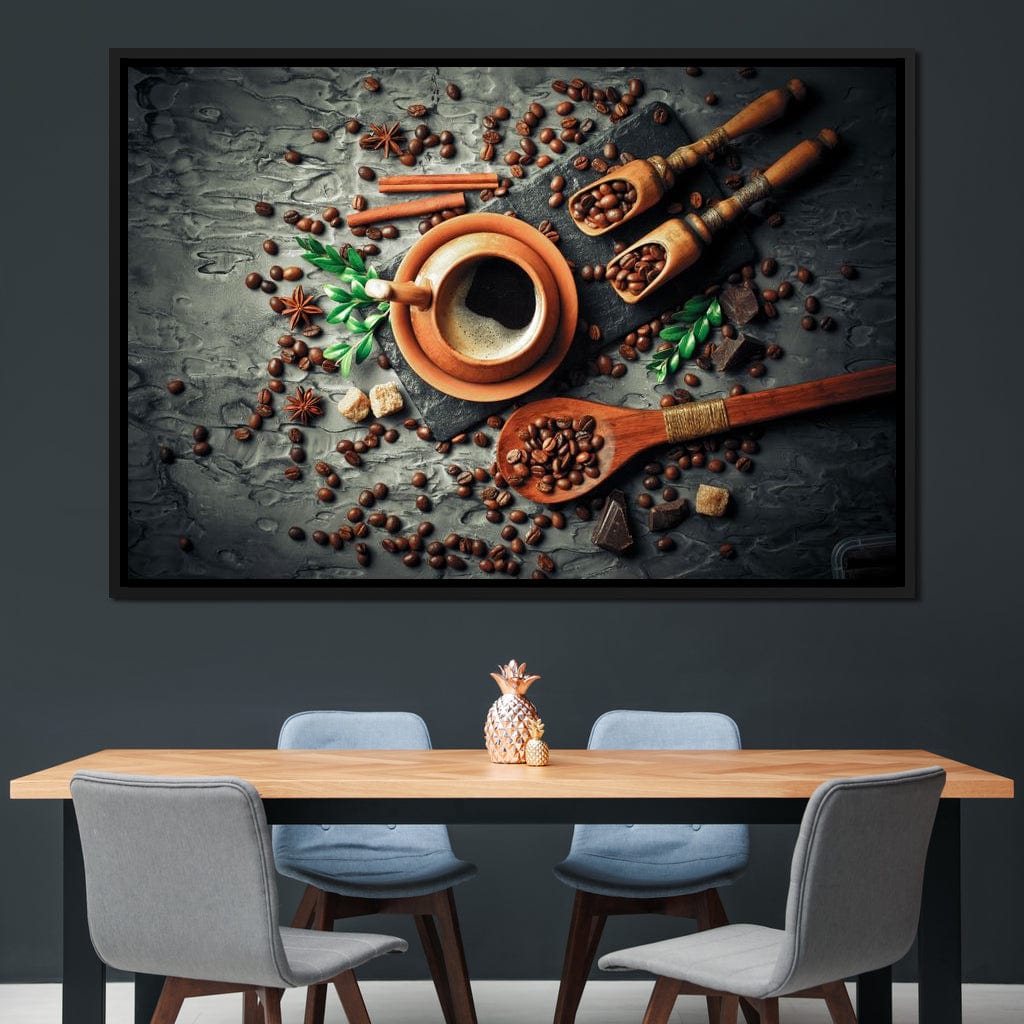 Coffee Aficionado Canvas Wall Art