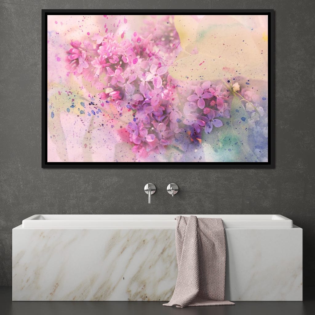 Lilac Storm Canvas Wall Art