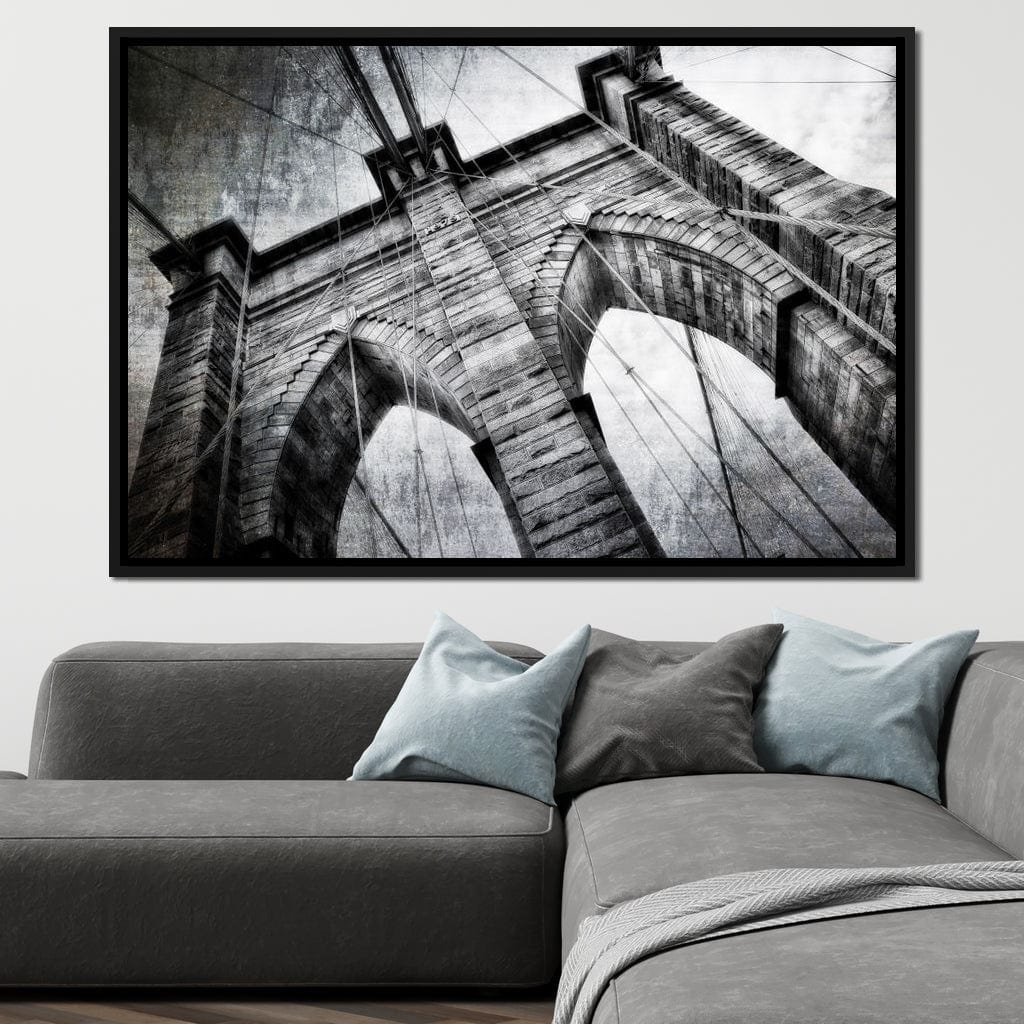 Brooklyn Bridge Arch Canvas Wall Art