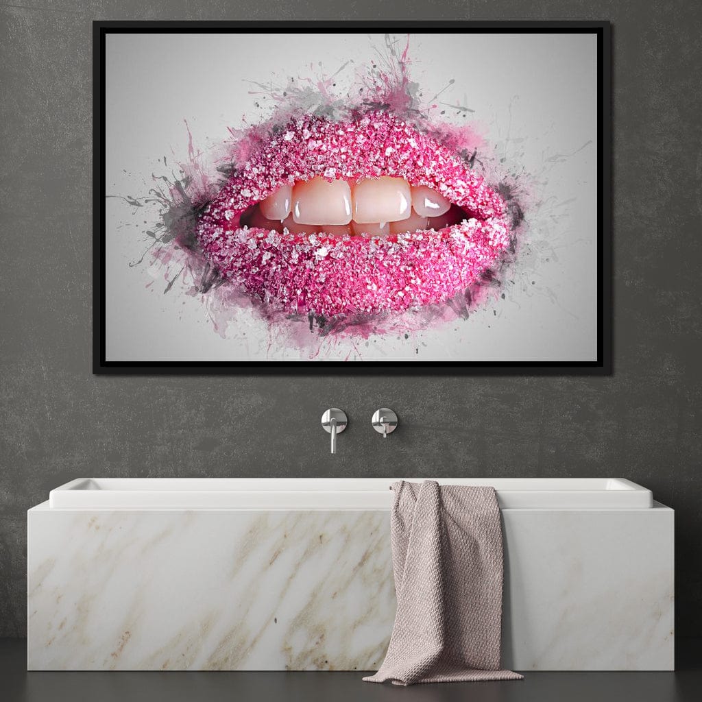 Sugar Lips Canvas Wall Art