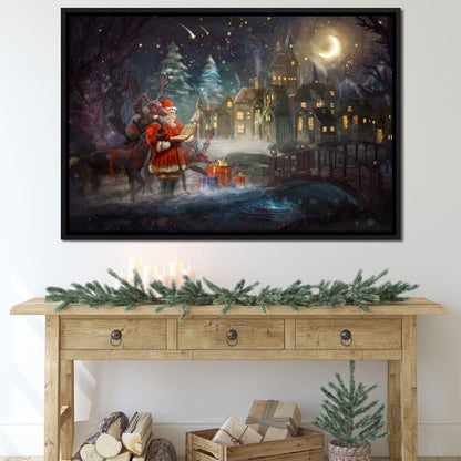 Santa Claus Canvas Wall Art