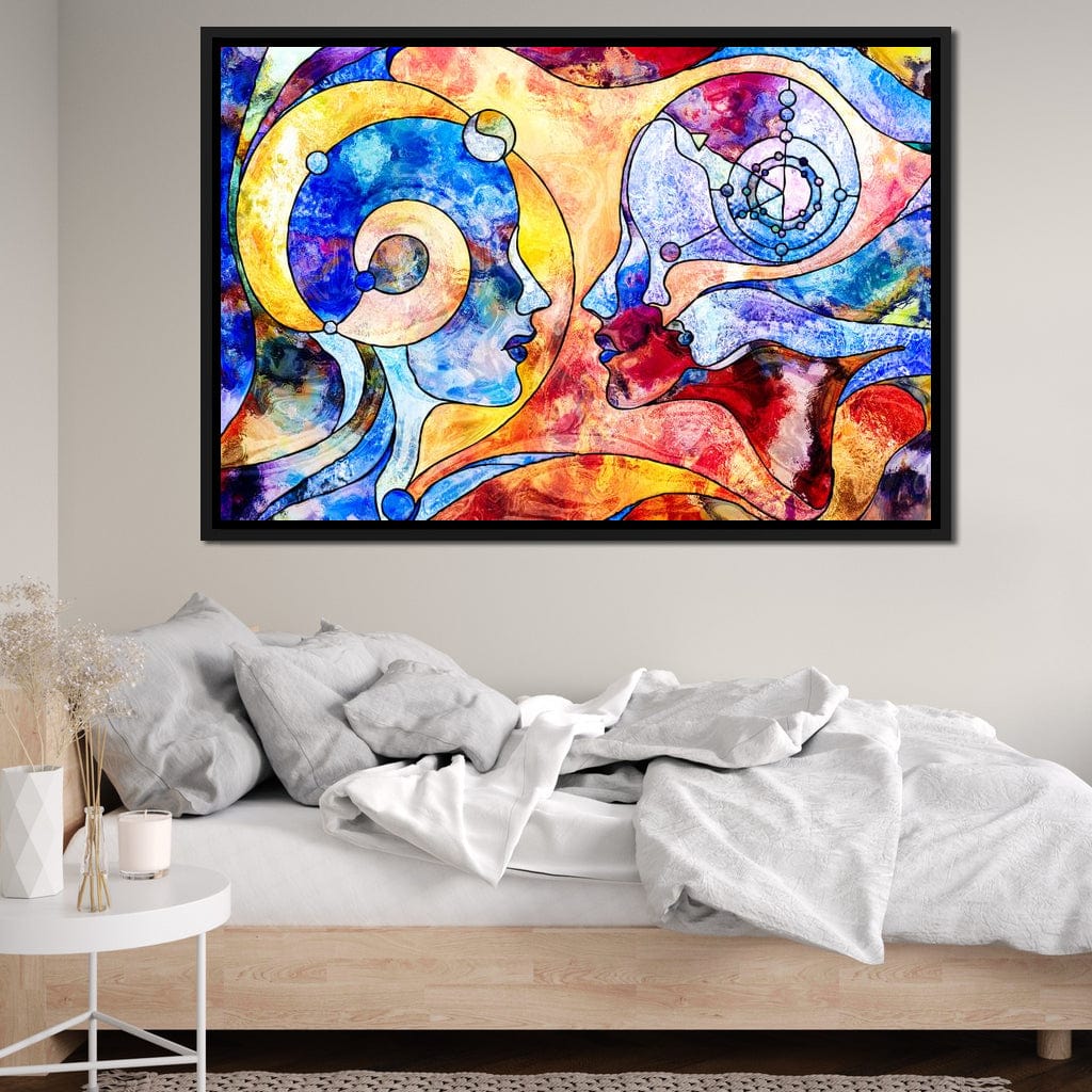 Face to Face Canvas Wall Art