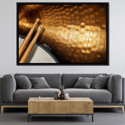 Percussionist Canvas Wall Art