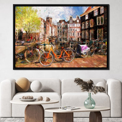 Amsterdam City Canvas Wall Art