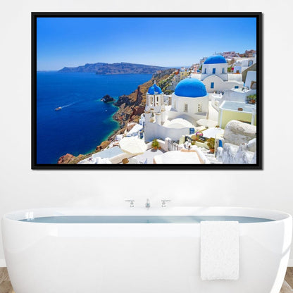 Santorini Canvas Wall Art