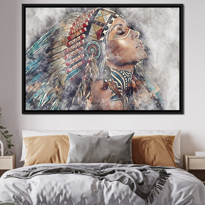 Squaw - Mateo Canvas Wall Art