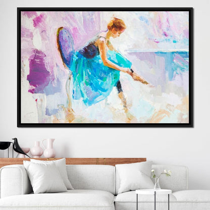 Gracious Ballerina Canvas Wall Art