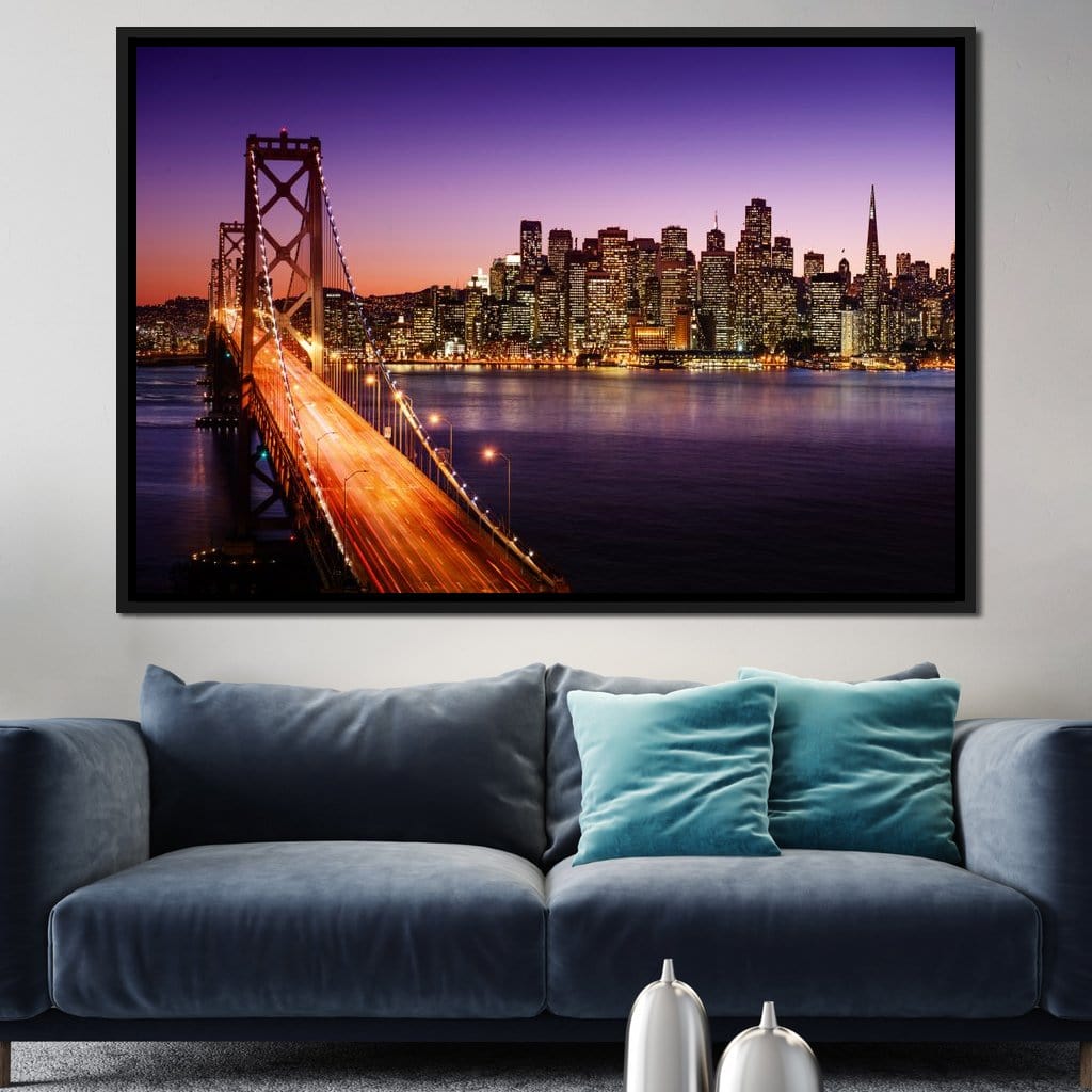 Bay Bridge Canvas Wall Art