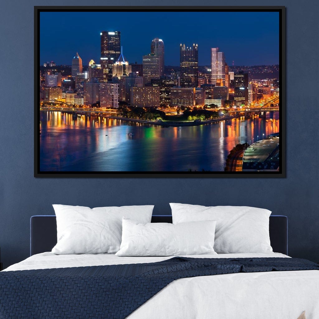 Pittsburgh Skyline Canvas Wall Art