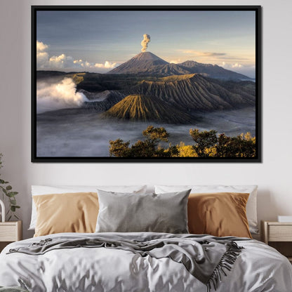 Bromo Volcano Canvas Wall Art