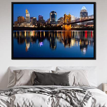 Cincinnati Skyline Canvas Wall Art