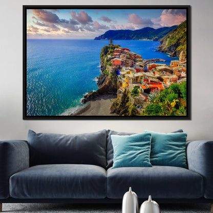 Vernazza Village Canvas Wall Art