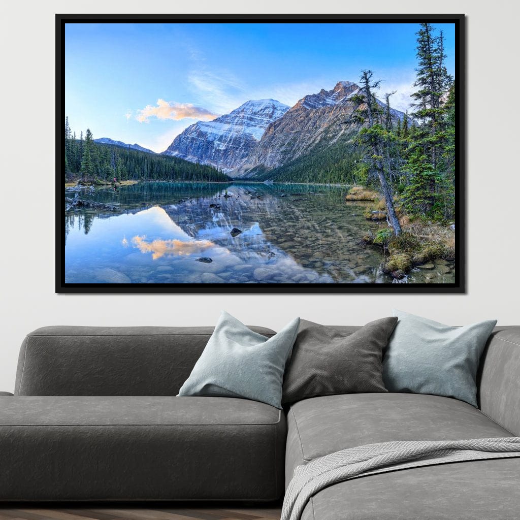Edith Lake Canvas Wall Art