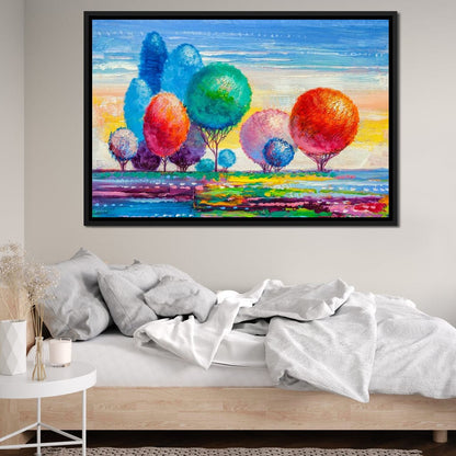 Autumn Fantasy Forest Canvas Wall Art