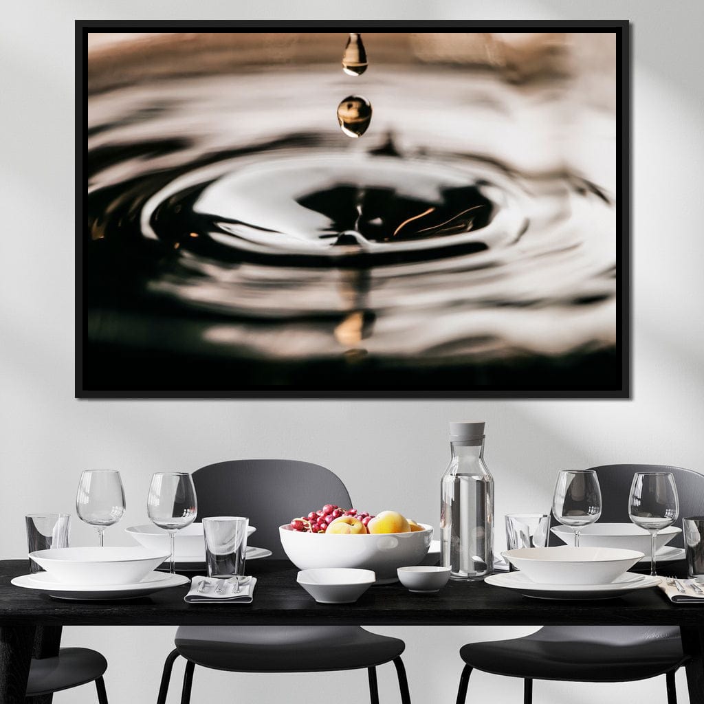 Drop Canvas Wall Art