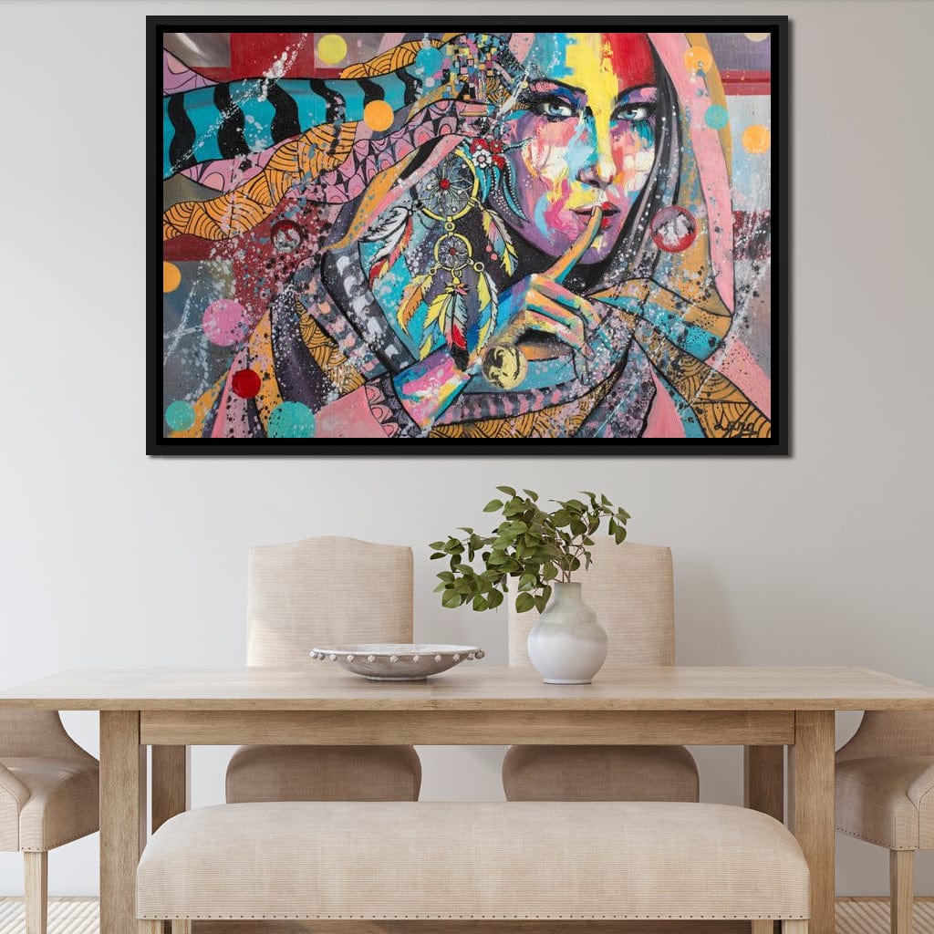 Mary Portrait Canvas Wall Art