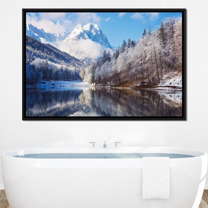 Winter in the Rockies Canvas Wall Art