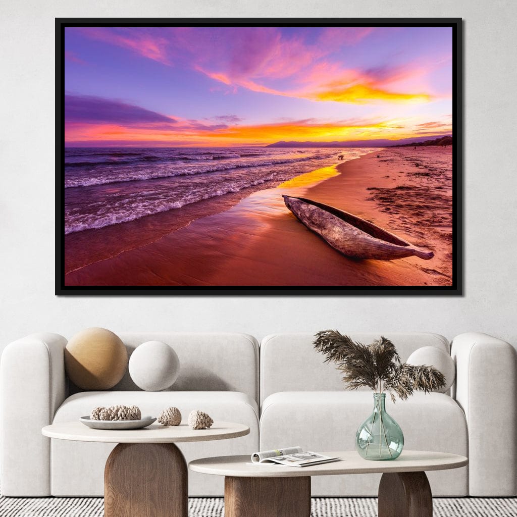 Lake Malawi Sunset Canvas Wall Art