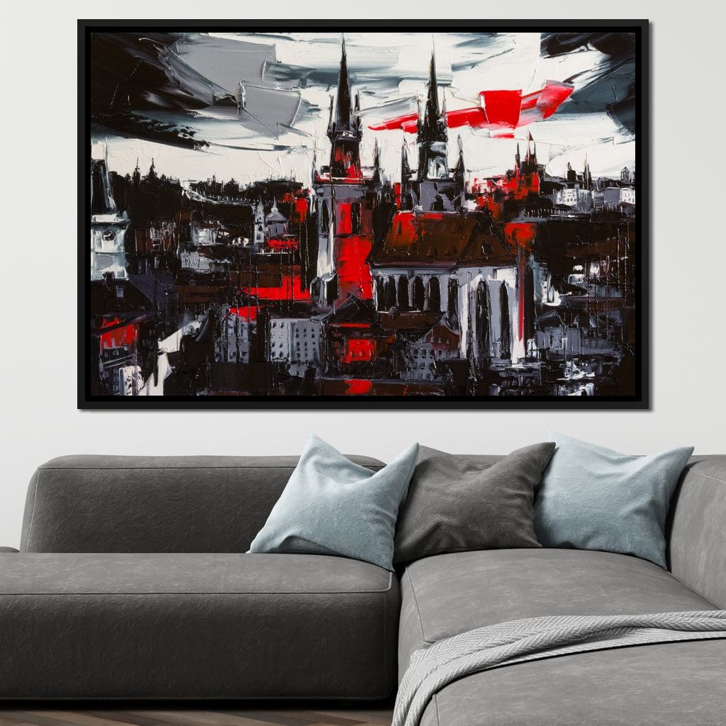 Medieval City Canvas Wall Art