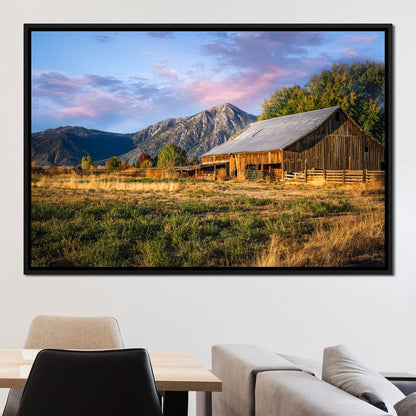 Sunrise at the Ranch Canvas Wall Art