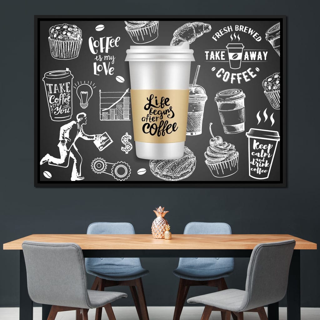 Essential Coffee Canvas Wall Art