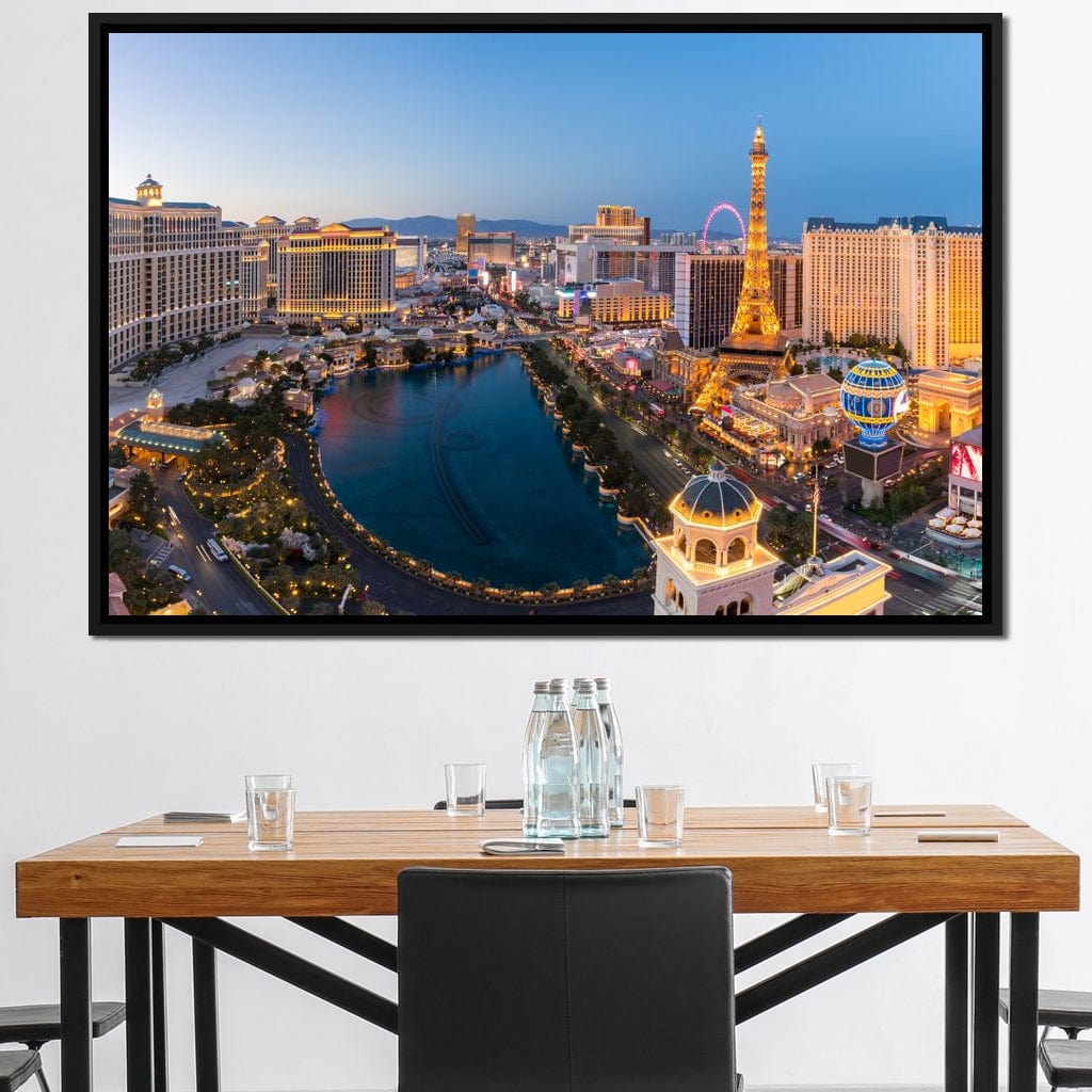 Las Vegas Skyline Canvas Wall Art