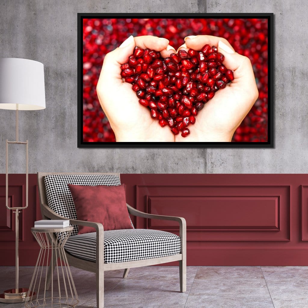 Pomegranate Seeds Canvas Wall Art