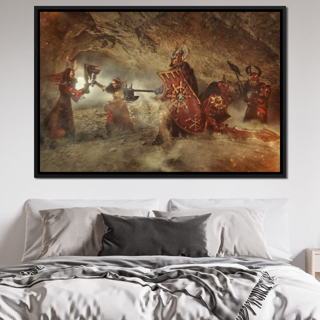 Dungeon Warriors Canvas Wall Art