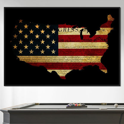 Declaration of Independence Canvas Wall Art