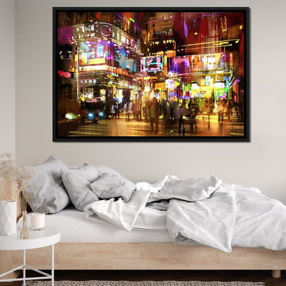 Erythracus Market Canvas Wall Art