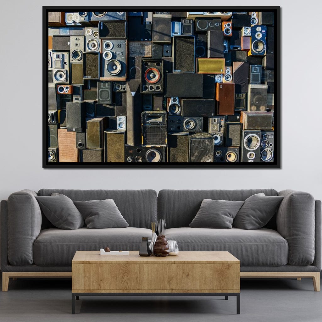 Speakers Wall Canvas Wall Art