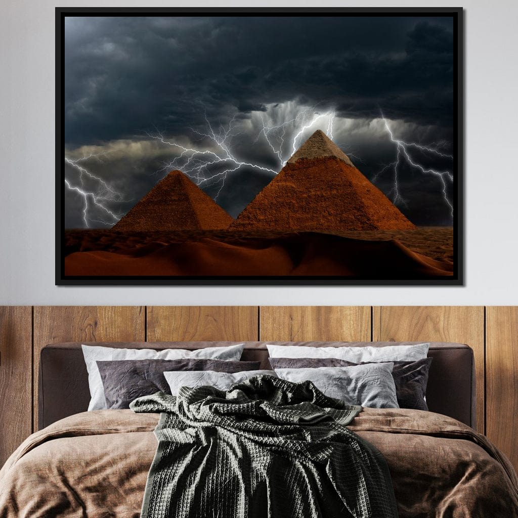 Pyramids of Giza Canvas Wall Art