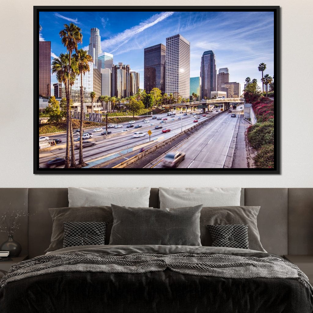 Los Angeles Skyline Canvas Wall Art