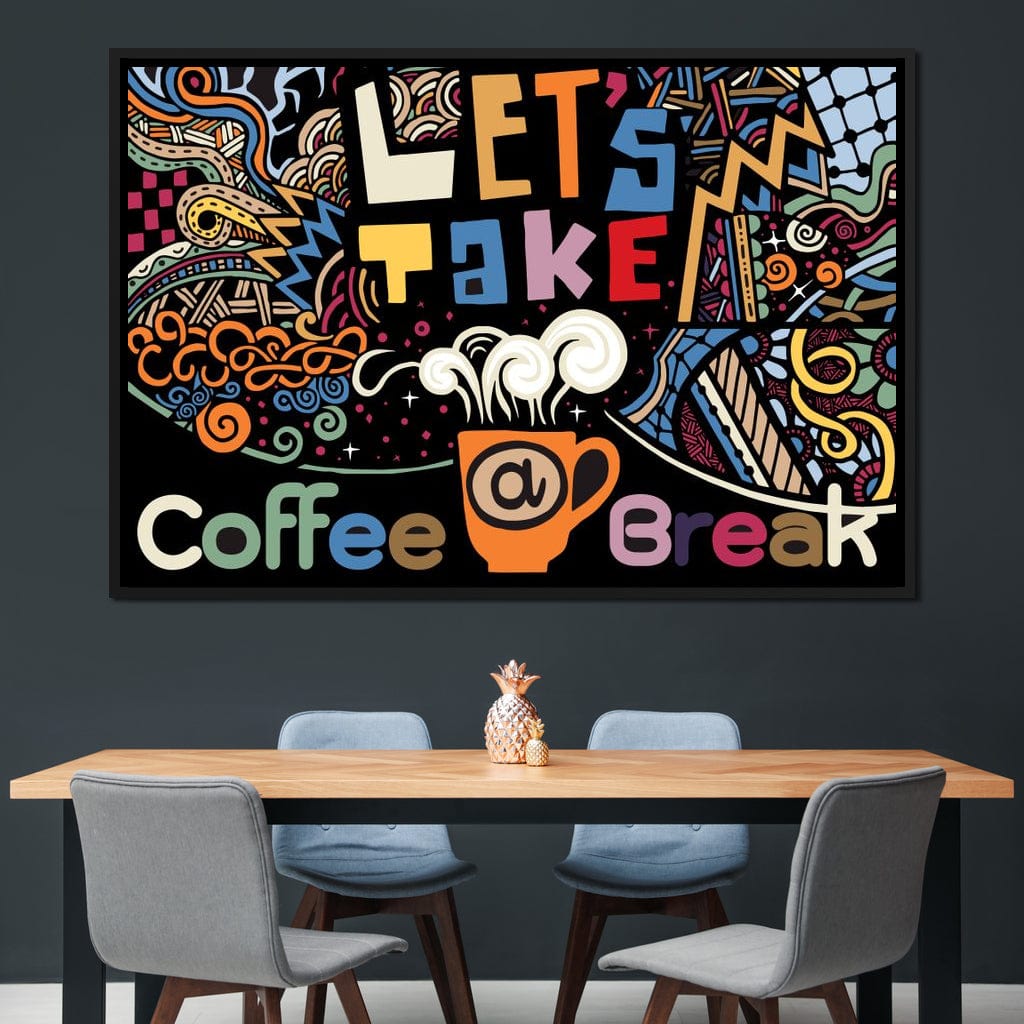 Coffee Break Canvas Wall Art