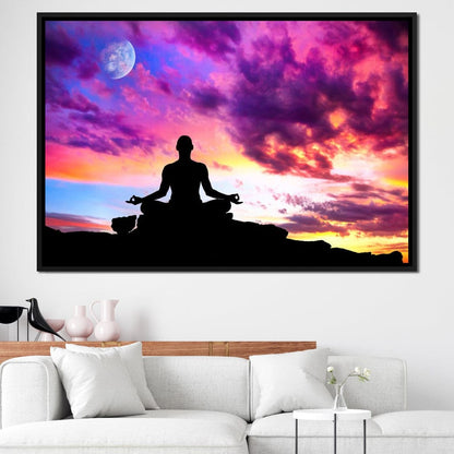Master of Yoga Canvas Wall Art