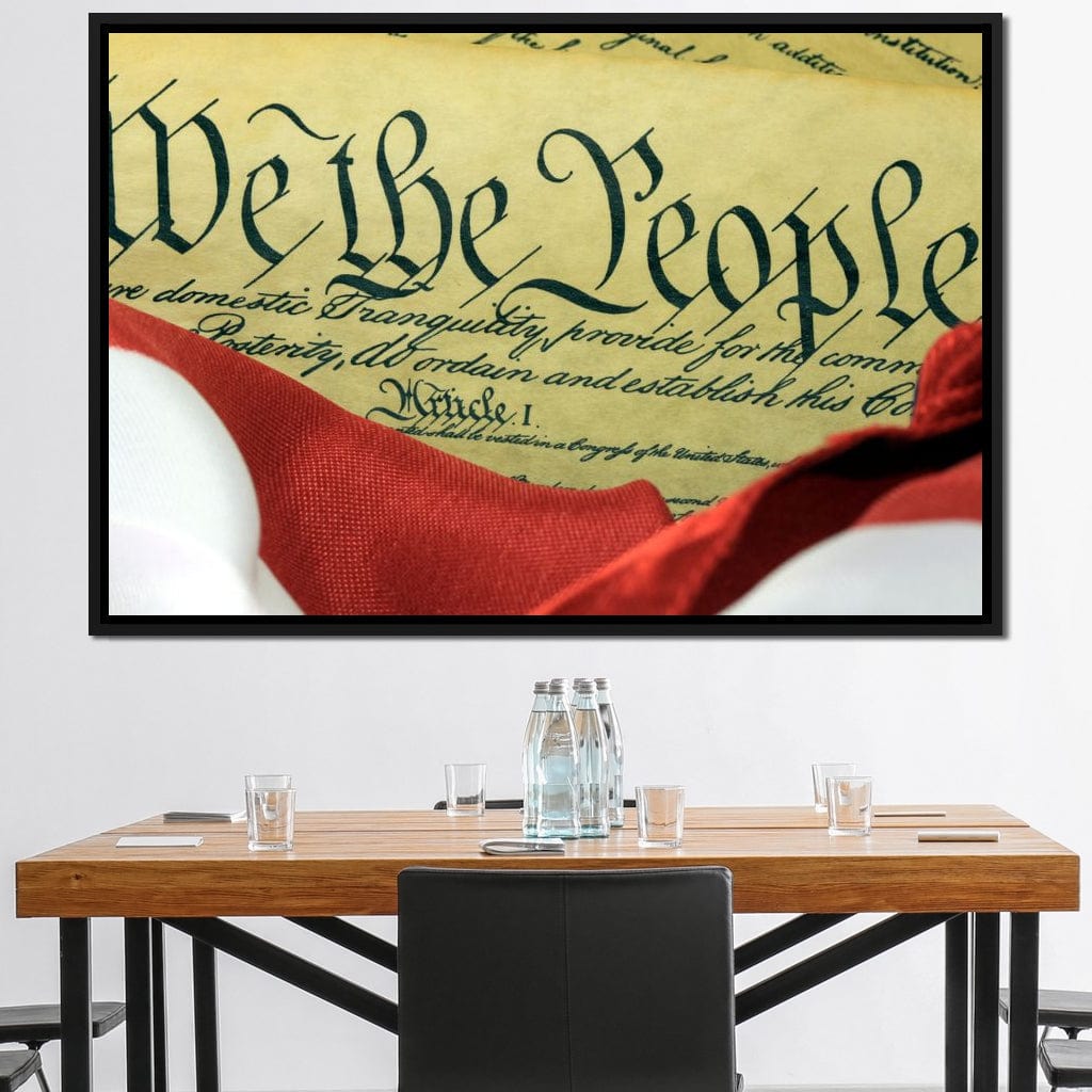 The Constitution Canvas Wall Art