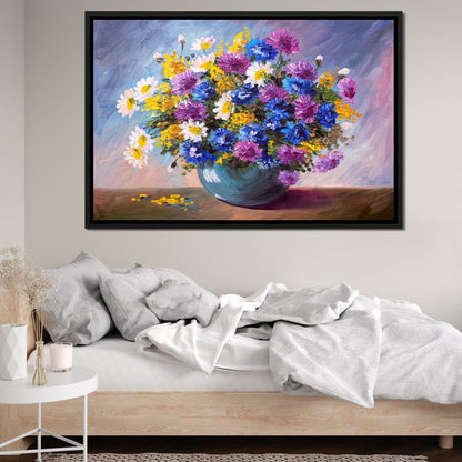 Bouquet of Wildflowers Canvas Wall Art