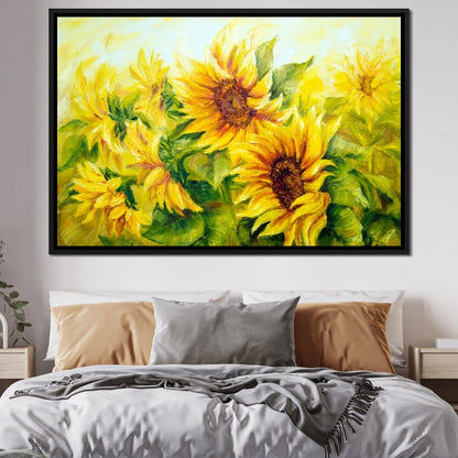 Beautiful Sunflowers Canvas Wall Art