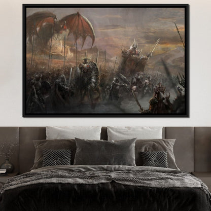 Fantasy Battlefield Canvas Wall Art
