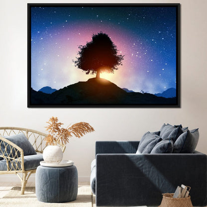 Spectacular Otherworldly Sunset Canvas Wall Art