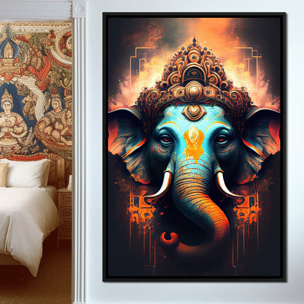 Ganesha's Strength Canvas Wall Art