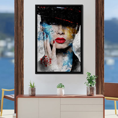 Fashion Portrait Canvas Wall Art