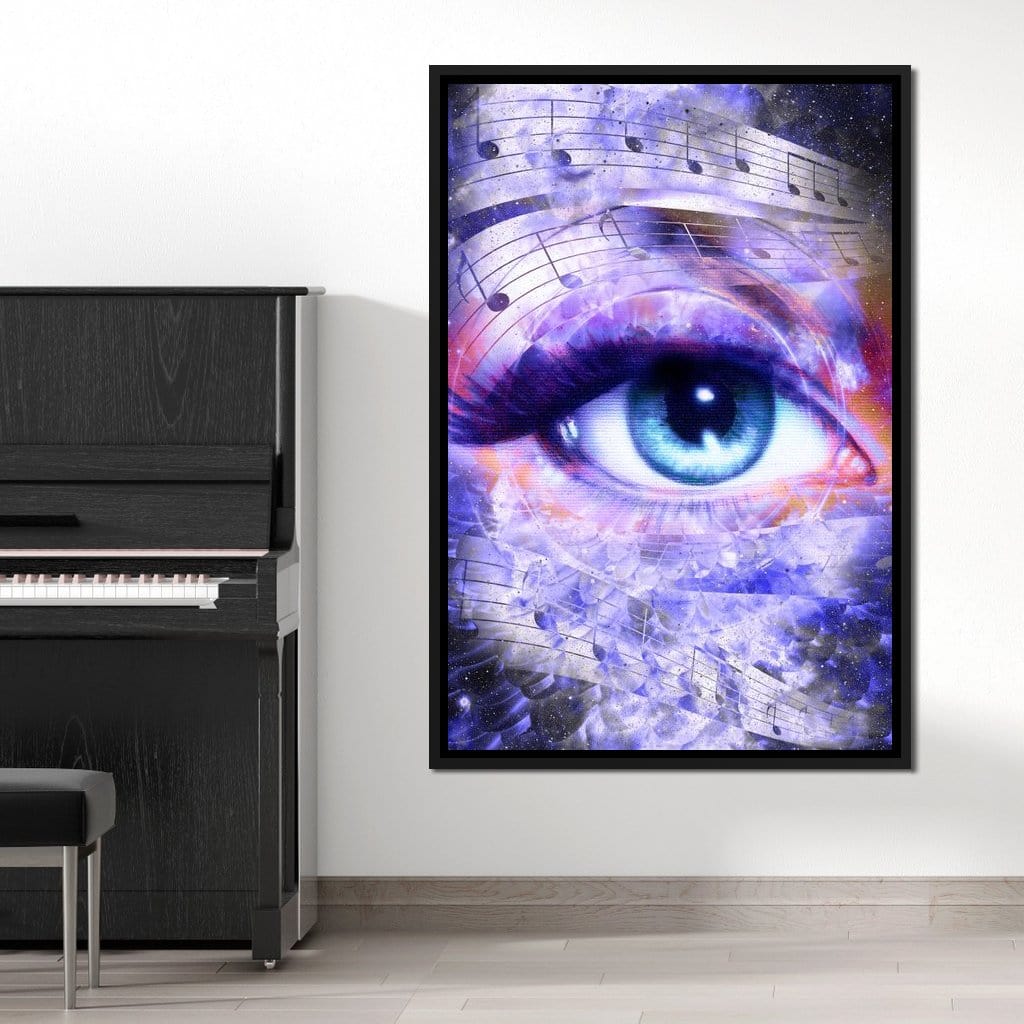 Musical Eye Canvas Wall Art