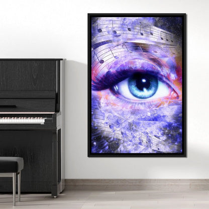Musical Eye Canvas Wall Art