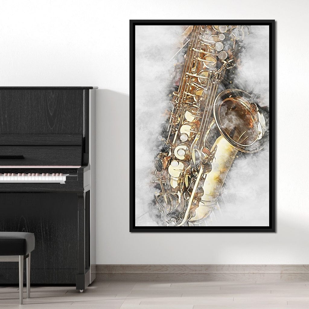 Saxophone - Mateo Canvas Wall Art