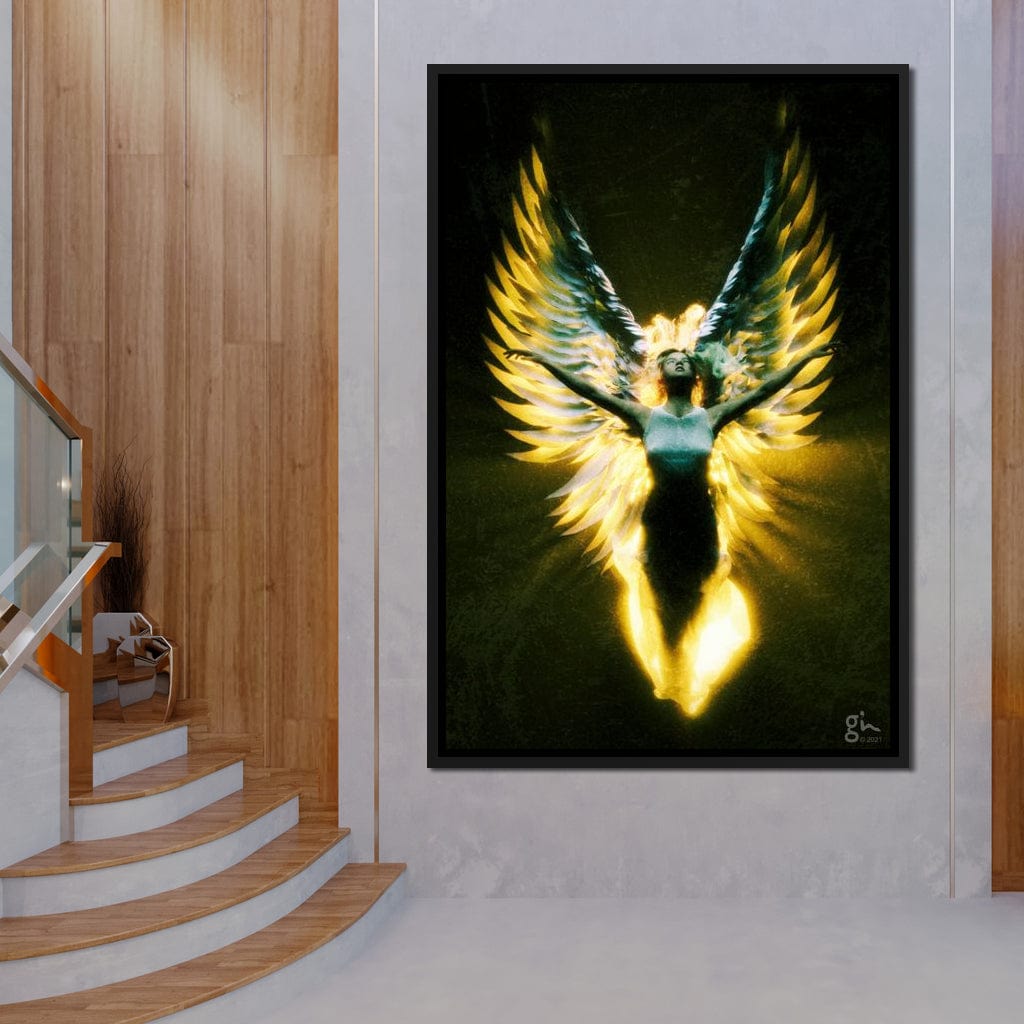 Angel Wings in Awe - G'n Art Canvas Wall Art