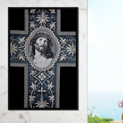 Jesus Christ Cross Canvas Wall Art