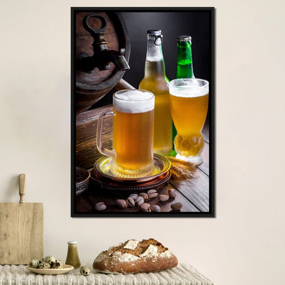 Light Beers Canvas Wall Art