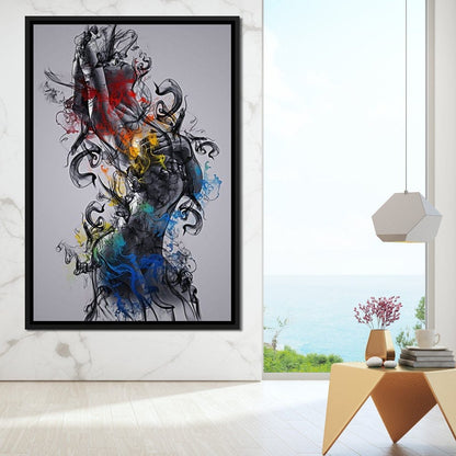 The Smoke Collection 02 Canvas Wall Art